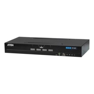 ATEN cs1184d kvm превключвател Монтаж в сървърен шкаф Черен (61614m)