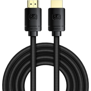 Baseus Кабел Baseus High Definition Series HDMI 8K към HDMI 8K CAKGQ-L01 3 м - черен (CAKGQ-L01_VZ)