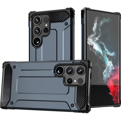 HQWear Hybrid Armor Case за Samsung Galaxy S25 Edge - син (5907769377211)