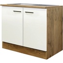 Flex-Well Kuchynská skrinka Vintea pod drez, vr. drezu, 100 x 85 x 57,1 cm