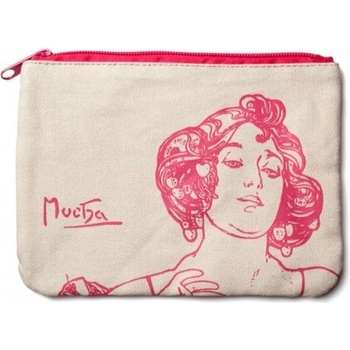 Alfons Mucha Ruby plátěná etuje Etuje