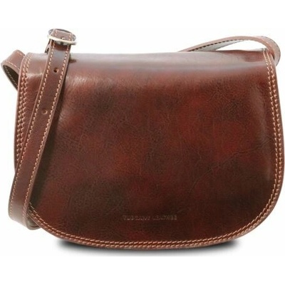 Tuscany Leather Kožená crossbody kabelka Isabella Hnedá