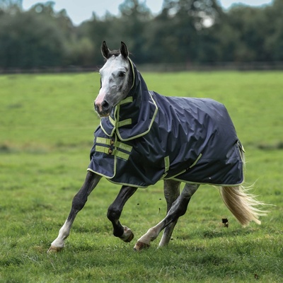 Bucas deka výběhová Oasis Turnout s krkem grey lime – Zboží Mobilmania