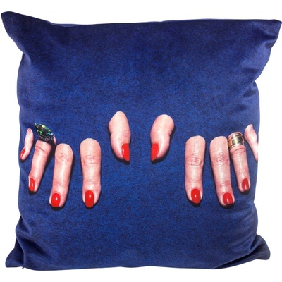 Seletti Vankúš Toiletpaper Fingers 50x50