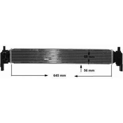 MAHLE ORIGINAL Nízkoteplotný chladič, chladič turbodúchadla CIR 4 000S