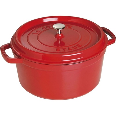 Staub Cocotte hrnec kulatý 28 cm 6,7 l červený