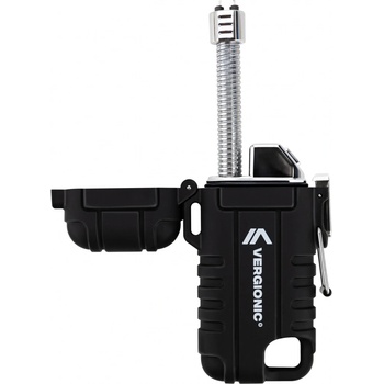 Vergionic 7593 Plazmový vodotěsný USB s nástavcem, IP53, 220 mAh, černá