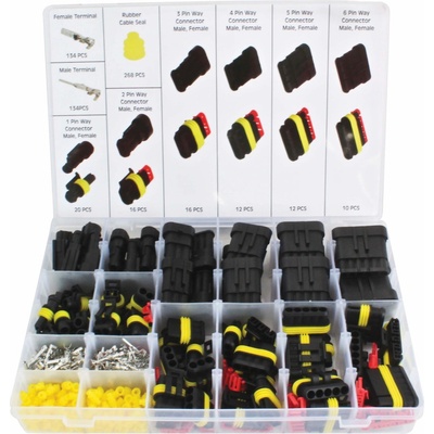 Elektrické konektory - štekry, voděodolné, sada 622 ks – Zbozi.Blesk.cz