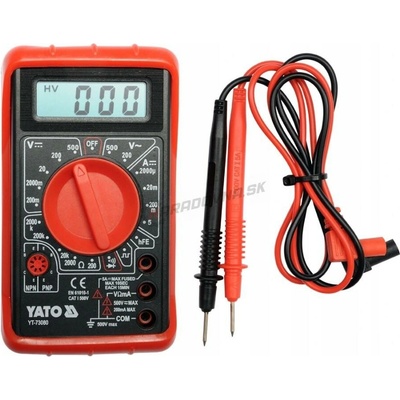 YATO YT-73080 Multimeter digitálny 120x70x24mm