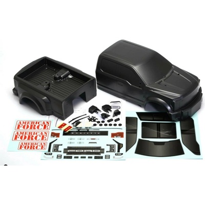 CEN RC karoséria Racing Ford F-450 SD Grey Titanium DL-Series Complete Body Set