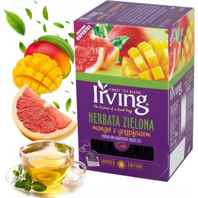 Irving zelený čaj expresné mango s grapefruitom 30 g
