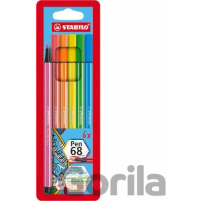 Stabilo Pen 68 6 ks neonová