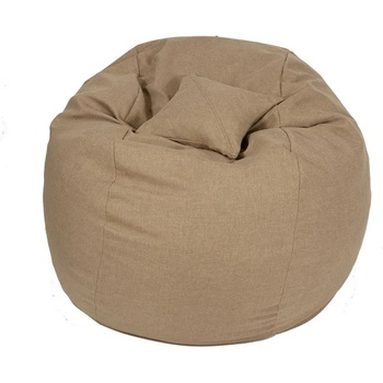 Image 1 of PUFRELAX Комплект, Барбарон и декоративна възглавница 800л. , King Size XL - Sand, Перящ се калъф, Трансформира се в легло, Пълнеж с микс от мемори пяна и дунапрен, Гама Premium, 8259 (PUF-M-KPXL-PT-GBE)