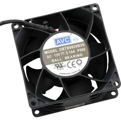 Ventilátor 80x80x38mm, DC 12 V, IP20, DBTB0838B2S
