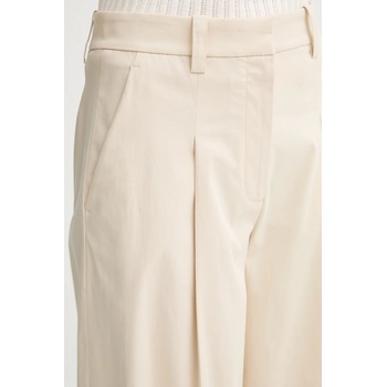 A. L. C Панталон A. L. C. Ryder в бежово с широка каройка, с висока талия 2PANT01145 (2PANT01145)