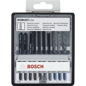 Bosch 10dílná sada pílových listov Robust Line Top Expert, so stopkou T 2.607.010.574