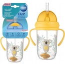 Canpol Babies nevylévací hrníček se slámkou a závažím Exotic Koala žlutý 270 ml