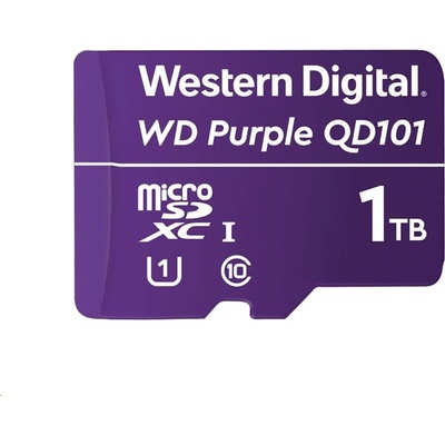 WD MicroSDXC karta 1TB Purple Class 10 R:100W:60 MBs WDD100T1P0C