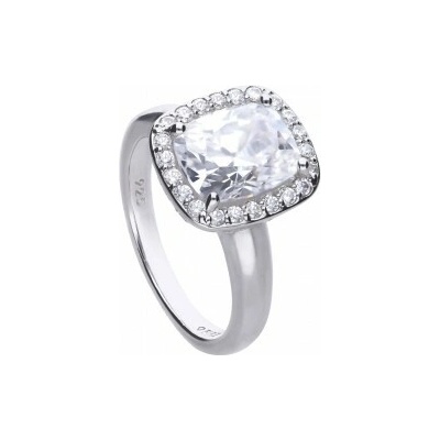 Diamonfire strieborný prsteň R3746