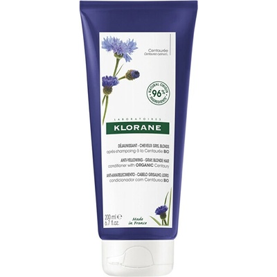 Klorane Kondicionér neutralizující žluté tóny Bio Chrpa 200 ml