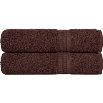 vidaXL Кърпи за ръце FROGN 2 бр. Кафяви 50x100 см 360 г/м2 (136758)