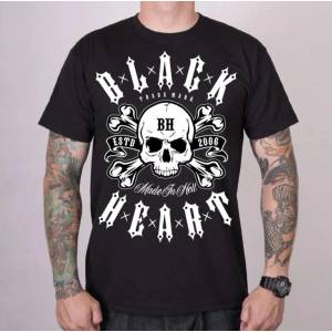 Black heart мъжка тениска black heart - bullet - ЧЕРНА - 17320