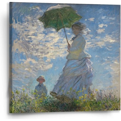 Sablio Obraz Dáma so slnečníkom - Claude Monet - 50x50 cm