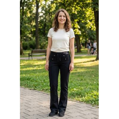 SIMART SPORTS dámske tepláky čierna
