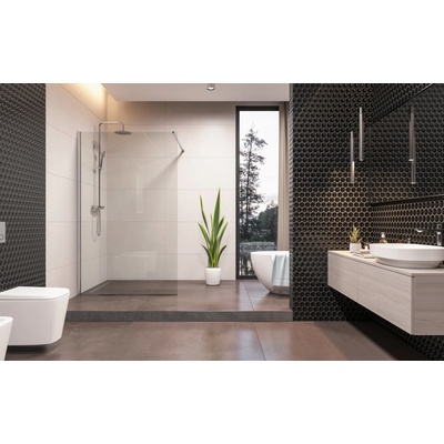 Aquatek OASIS F1 120x200cm Sprchová zástěna, výplň sklo čiré OASISF1120-06