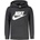 Nike Детски суитшърт с цип nike, Размер 6a, Цвят Черен (86g703_negrigio)