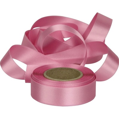 Atlasová stuha starorůžová, šíře 24 mm, délka 20 m – Sleviste.cz