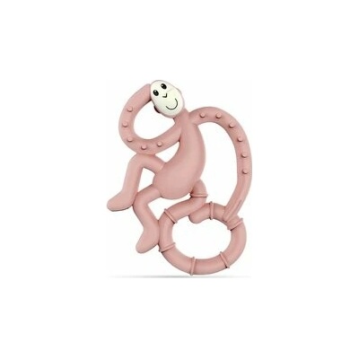 Matchstick Monkey Mini Monkey kousátko s antimikrobiálním povrchem Biocote Dusty Pink