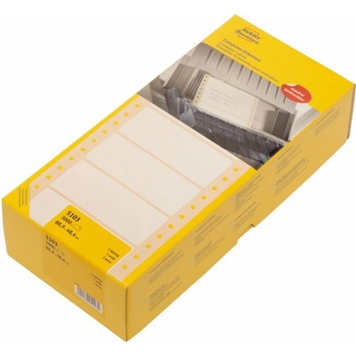 Avery Zweckform 5103 Tabelační etikety 88,9x48,4mm 3000 ks bílá