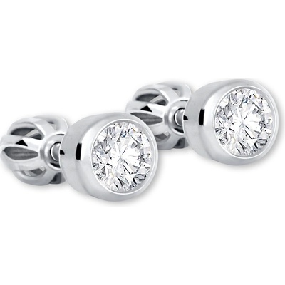 Soliter Strieborné náušnice s čírym kryštálom 438 001 01163 04