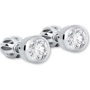 Soliter Strieborné náušnice s čírym kryštálom 438 001 01163 04