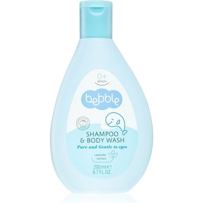Bebble Dětský šampon a mycí gel s levandulí 200 ml