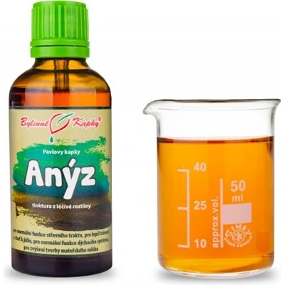 Bylinné kapky tinktura Anýz semeno 50 ml