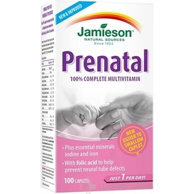 Jamieson Prenatal 100% Complete Multivitamin tablety pre tehotné ženy 100 tabliet