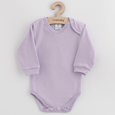 Kojenecké bavlněné body New Baby fialová