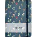 Spoko zápisník Flowers kvety A5, linajkový
