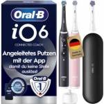 Oral-B iO Series 6 Electric Toothbrush, Double Pack, Black/Pink - 8006530021838