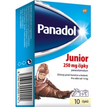 PANADOL JUNIOR RCT 250MG SUP 10