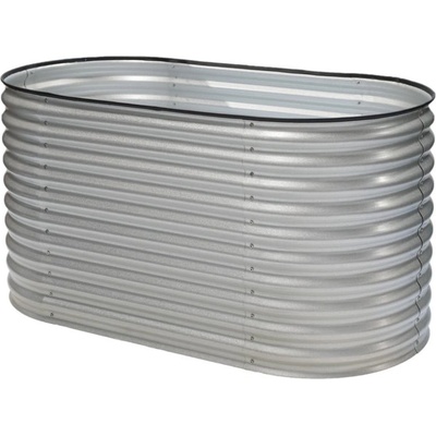 Westmann Grow Faster Vyvýšený záhon 160 x 80 x 82 cm strieborný ISPB168H