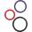 ToyJoy ToyJoy Basics Triple Rings Multicolor 3pcs