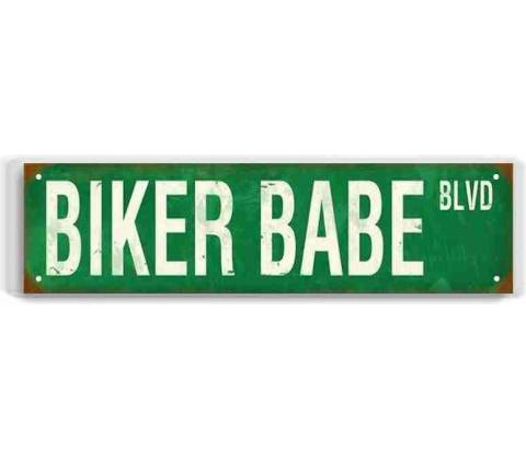 Ceduľa Biker Babe