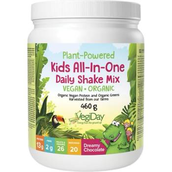 Natural Factors Plant-Powered Kids All-in-One Daily Shake Mix [460 грама] Шоколад