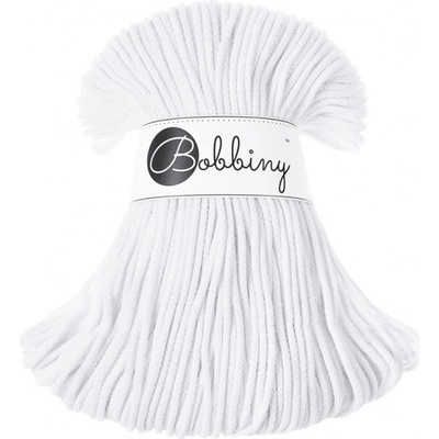 Bobbiny šňůry junior 3 mm bílé ( White)