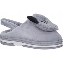 Sangro teplé papuče so gumičkou a kožušinou