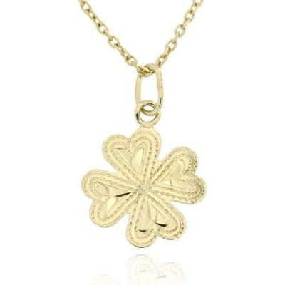 Zlatnictví U Kostela Zlatý přívěsek čtyřlístek pro štěstí 301422531