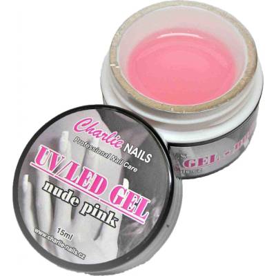 Charlie Uv Led gel jednofázový nude růžový 15 ml
